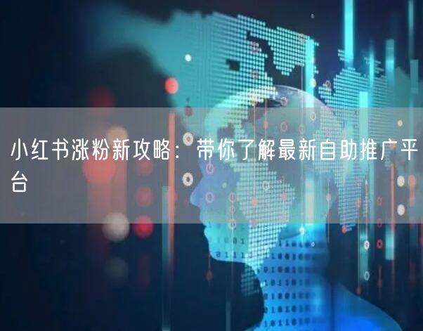 小红书涨粉新攻略:带你了解最新自助推广平台