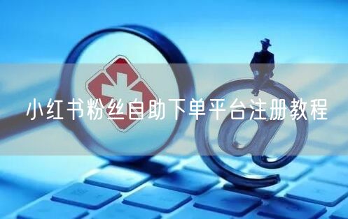 小红书粉丝自助下单平台注册教程