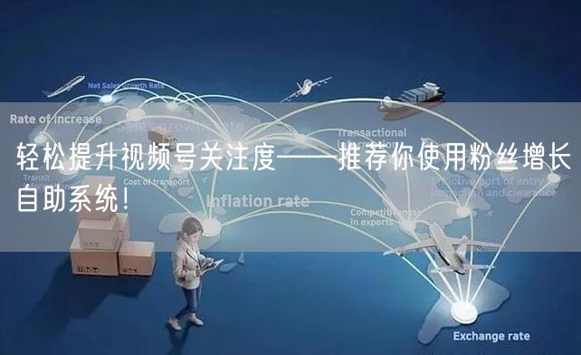 轻松提升视频号关注度——推荐你使用粉丝增长自助系统！